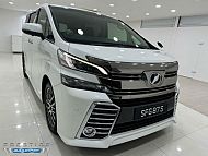 Toyota Vellfire 3.5 ZA G Edition Sunroof 2015 White BodyKit Android Player